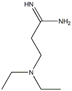 3-(diethylamino)propanimidamide 结构式