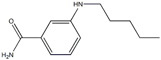 3-(pentylamino)benzamide 结构式