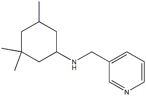 3,3,5-trimethyl-N-(pyridin-3-ylmethyl)cyclohexan-1-amine 结构式