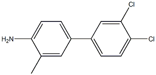 3',4'-dichloro-3-methyl-1,1'-biphenyl-4-amine 结构式