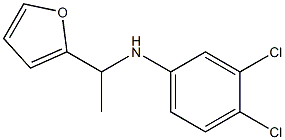 3,4-dichloro-N-[1-(furan-2-yl)ethyl]aniline 结构式