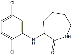 3-[(2,5-dichlorophenyl)amino]azepan-2-one 结构式