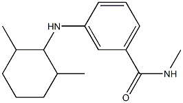 3-[(2,6-dimethylcyclohexyl)amino]-N-methylbenzamide 结构式