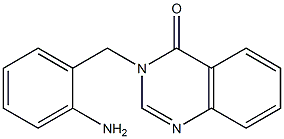 3-[(2-aminophenyl)methyl]-3,4-dihydroquinazolin-4-one 结构式