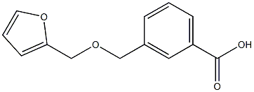 3-[(2-furylmethoxy)methyl]benzoic acid 结构式