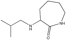 3-[(2-methylpropyl)amino]azepan-2-one 结构式