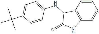 3-[(4-tert-butylphenyl)amino]-2,3-dihydro-1H-indol-2-one 结构式