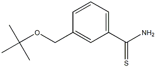 3-[(tert-butoxy)methyl]benzene-1-carbothioamide 结构式