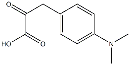 3-[4-(dimethylamino)phenyl]-2-oxopropanoic acid 结构式