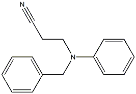 3-[benzyl(phenyl)amino]propanenitrile 结构式