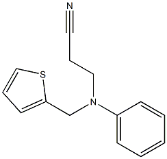 3-[phenyl(thien-2-ylmethyl)amino]propanenitrile 结构式