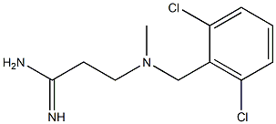 3-{[(2,6-dichlorophenyl)methyl](methyl)amino}propanimidamide 结构式