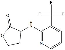 3-{[3-(trifluoromethyl)pyridin-2-yl]amino}oxolan-2-one 结构式