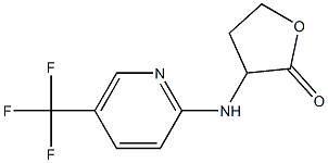 3-{[5-(trifluoromethyl)pyridin-2-yl]amino}oxolan-2-one 结构式