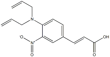 3-{4-[bis(prop-2-en-1-yl)amino]-3-nitrophenyl}prop-2-enoic acid 结构式