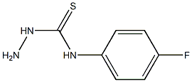 3-amino-1-(4-fluorophenyl)thiourea 结构式