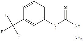 3-amino-1-[3-(trifluoromethyl)phenyl]thiourea 结构式