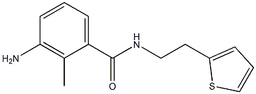 3-amino-2-methyl-N-(2-thien-2-ylethyl)benzamide 结构式