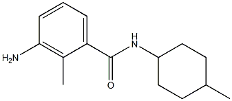 3-amino-2-methyl-N-(4-methylcyclohexyl)benzamide 结构式