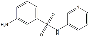 3-amino-2-methyl-N-(pyridin-3-yl)benzene-1-sulfonamide 结构式