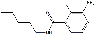 3-amino-2-methyl-N-pentylbenzamide 结构式