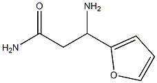 3-amino-3-(furan-2-yl)propanamide 结构式