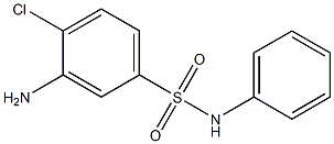 3-amino-4-chloro-N-phenylbenzene-1-sulfonamide 结构式