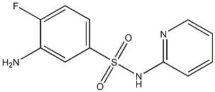 3-amino-4-fluoro-N-(pyridin-2-yl)benzene-1-sulfonamide 结构式