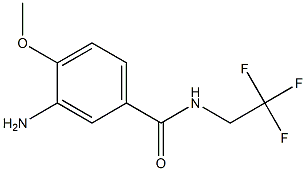 3-amino-4-methoxy-N-(2,2,2-trifluoroethyl)benzamide 结构式