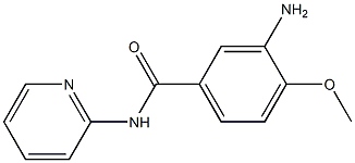 3-amino-4-methoxy-N-pyridin-2-ylbenzamide 结构式