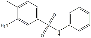 3-amino-4-methyl-N-phenylbenzene-1-sulfonamide 结构式