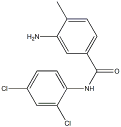 3-amino-N-(2,4-dichlorophenyl)-4-methylbenzamide 结构式