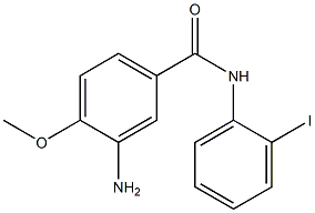 3-amino-N-(2-iodophenyl)-4-methoxybenzamide 结构式