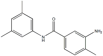 3-amino-N-(3,5-dimethylphenyl)-4-methylbenzamide 结构式