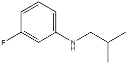 3-fluoro-N-(2-methylpropyl)aniline 结构式