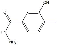 3-hydroxy-4-methylbenzohydrazide 结构式