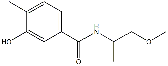 3-hydroxy-N-(1-methoxypropan-2-yl)-4-methylbenzamide 结构式