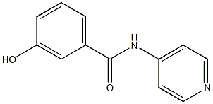 3-hydroxy-N-(pyridin-4-yl)benzamide 结构式
