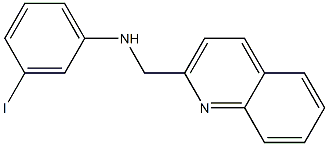 3-iodo-N-(quinolin-2-ylmethyl)aniline 结构式