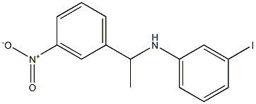 3-iodo-N-[1-(3-nitrophenyl)ethyl]aniline 结构式