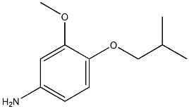 3-methoxy-4-(2-methylpropoxy)aniline 结构式