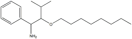 3-methyl-2-(octyloxy)-1-phenylbutan-1-amine 结构式