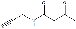 3-oxo-N-(prop-2-yn-1-yl)butanamide 结构式