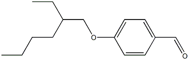 4-[(2-ethylhexyl)oxy]benzaldehyde 结构式