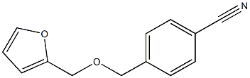 4-[(2-furylmethoxy)methyl]benzonitrile 结构式