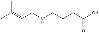4-[(3-methylbut-2-enyl)amino]butanoic acid 结构式