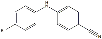 4-[(4-bromophenyl)amino]benzonitrile 结构式