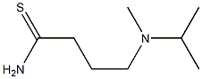 4-[isopropyl(methyl)amino]butanethioamide 结构式