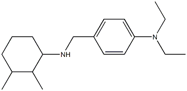 4-{[(2,3-dimethylcyclohexyl)amino]methyl}-N,N-diethylaniline 结构式