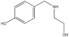 4-{[(2-hydroxyethyl)amino]methyl}phenol 结构式